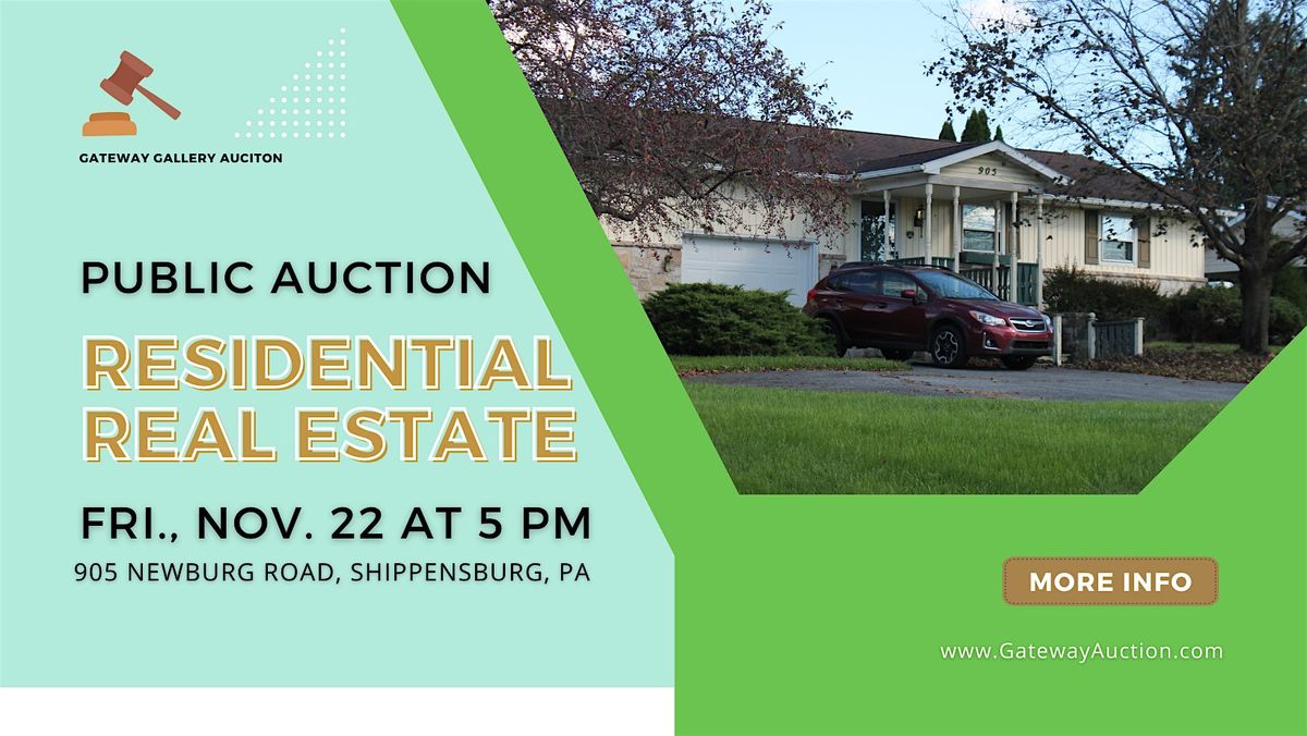 Public Auction of Residential Real Estate