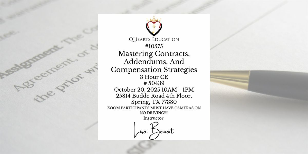 Mastering Contracts, Addendums, And Compensation Strategies