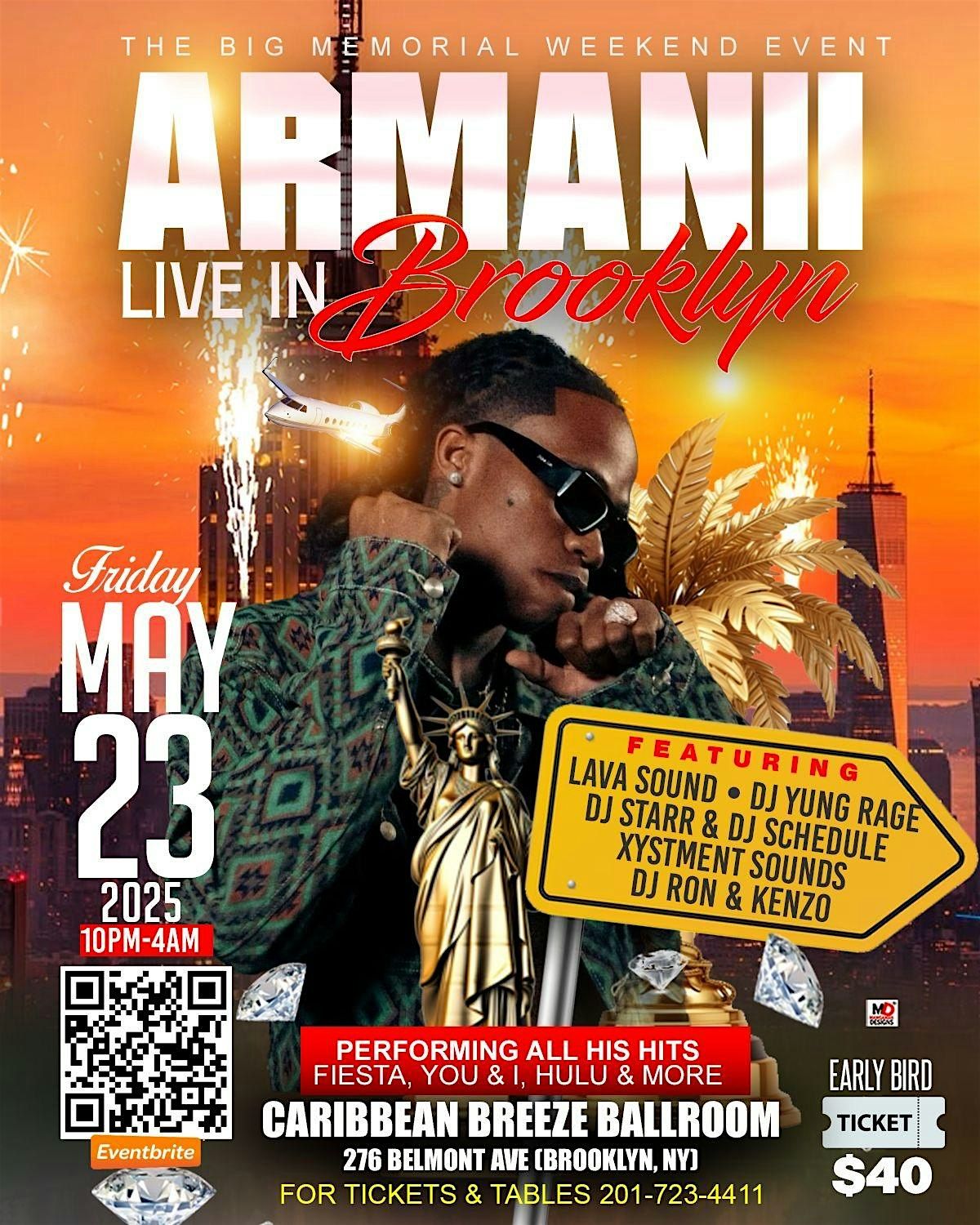 Memorial Fiesta "ARMANII" Live In Brooklyn