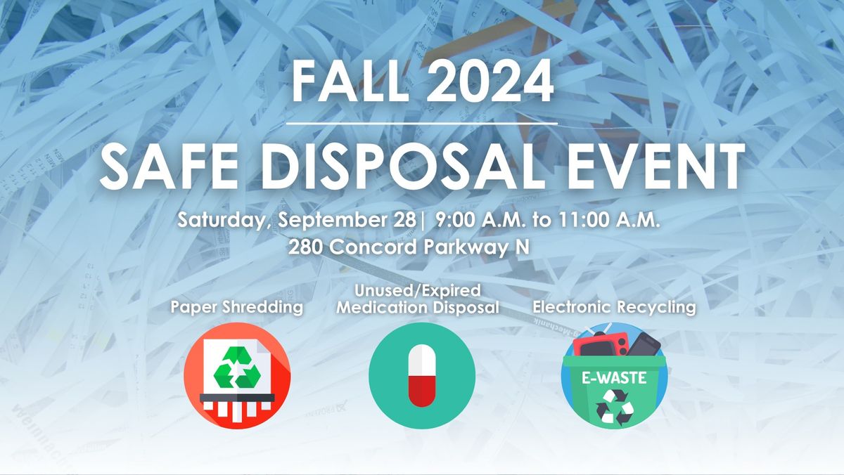 Fall Safe Disposal Event