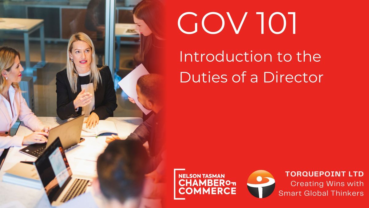 Governance 101: Introduction to the Duties of a Director