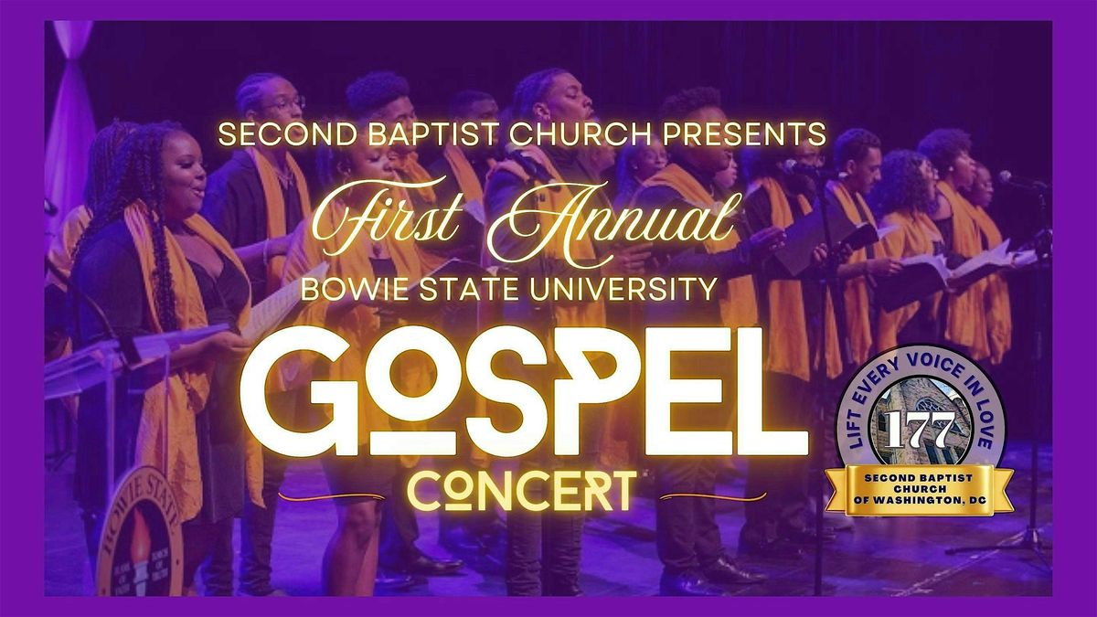 Bowie State Gospel Choir Concert Fundraiser