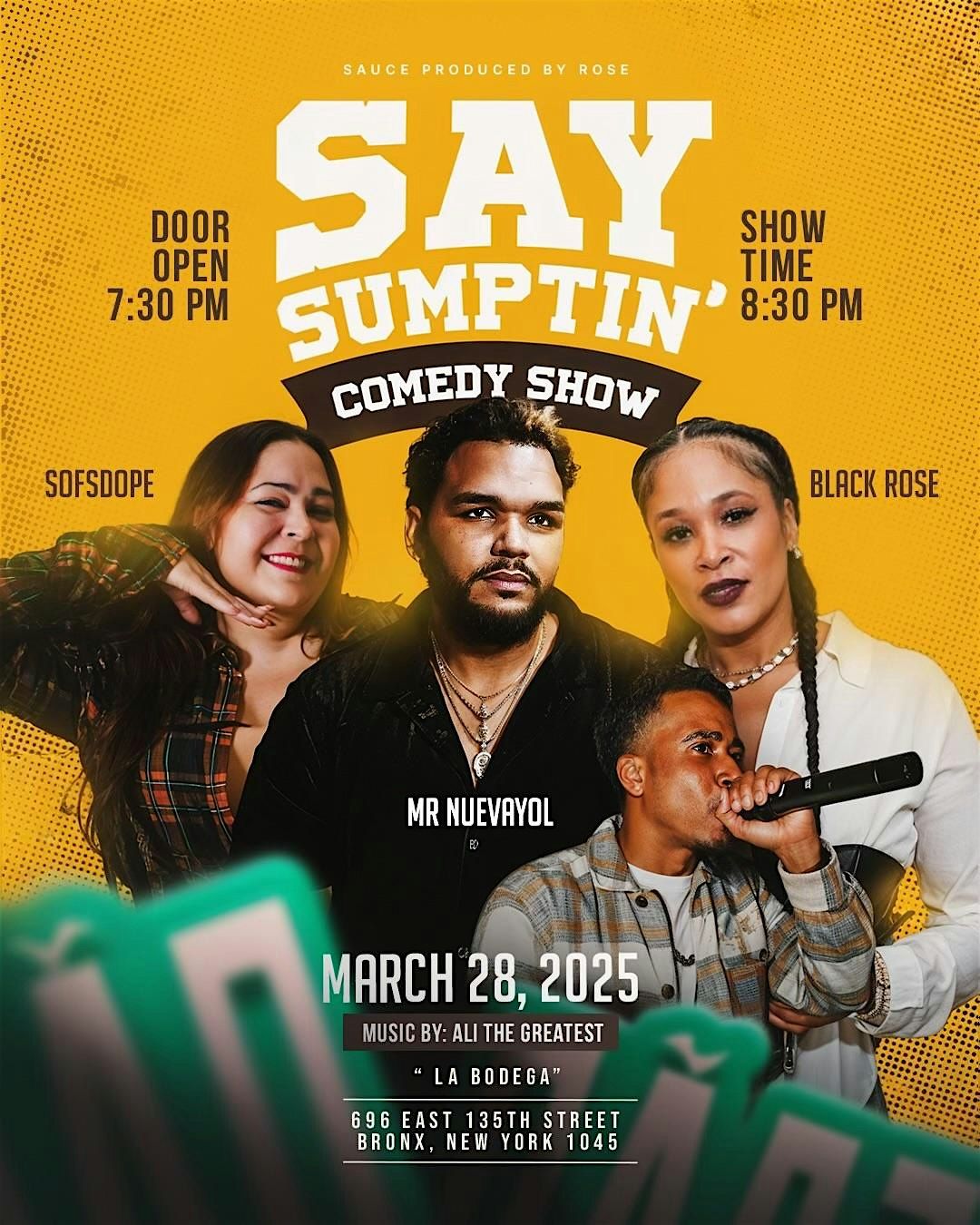 Say Sumptin\u2019 Comedy Show