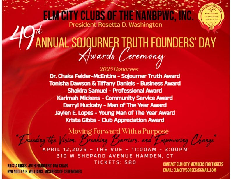 NANBPWC, Inc. - Elm City Clubs 49th Annual Founders' Day