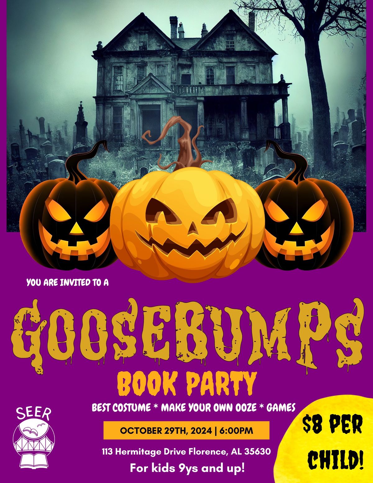 Goosebumps Book Party 