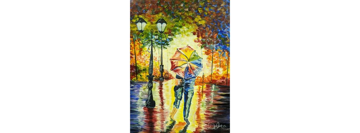 Together in the Rain - Mimosa Sunday @ Wine and Canvas Lansing