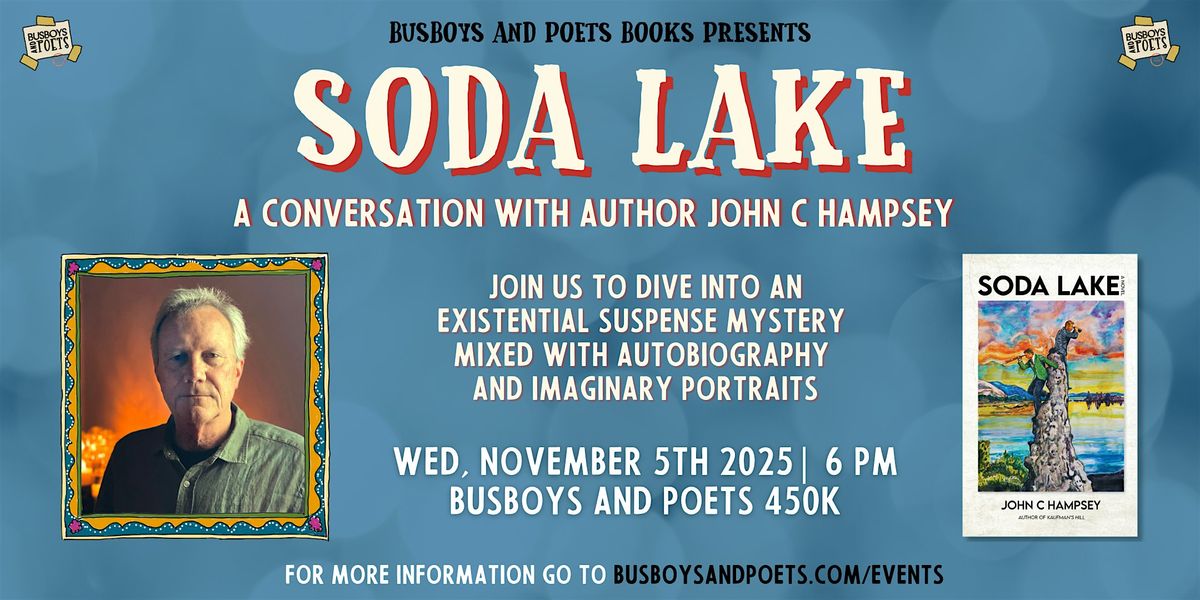 SODA LAKE | A Busboys and Poets Books Presentation