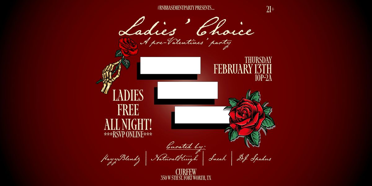 Ladies' Choice: A pre-Valentines' Party