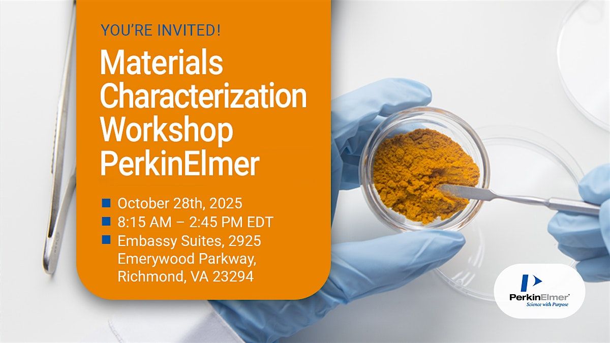 Materials Characterization Workshop - PerkinElmer