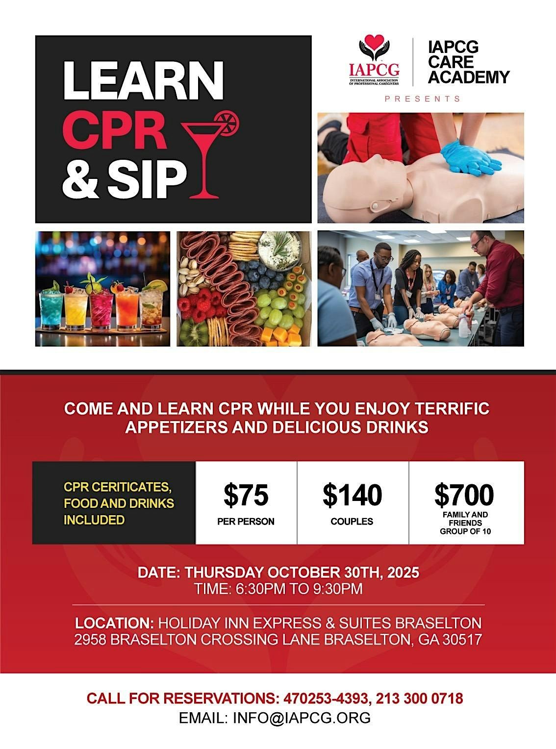 SIP & LEARN CPR