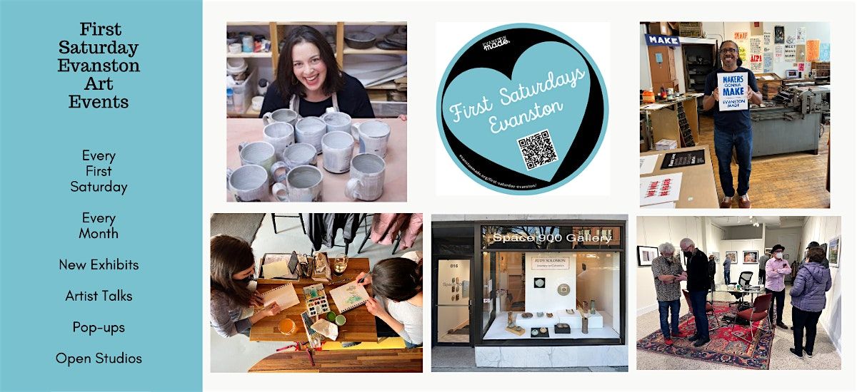 First Saturday Evanston Art Events \u2022 December 6, 2025