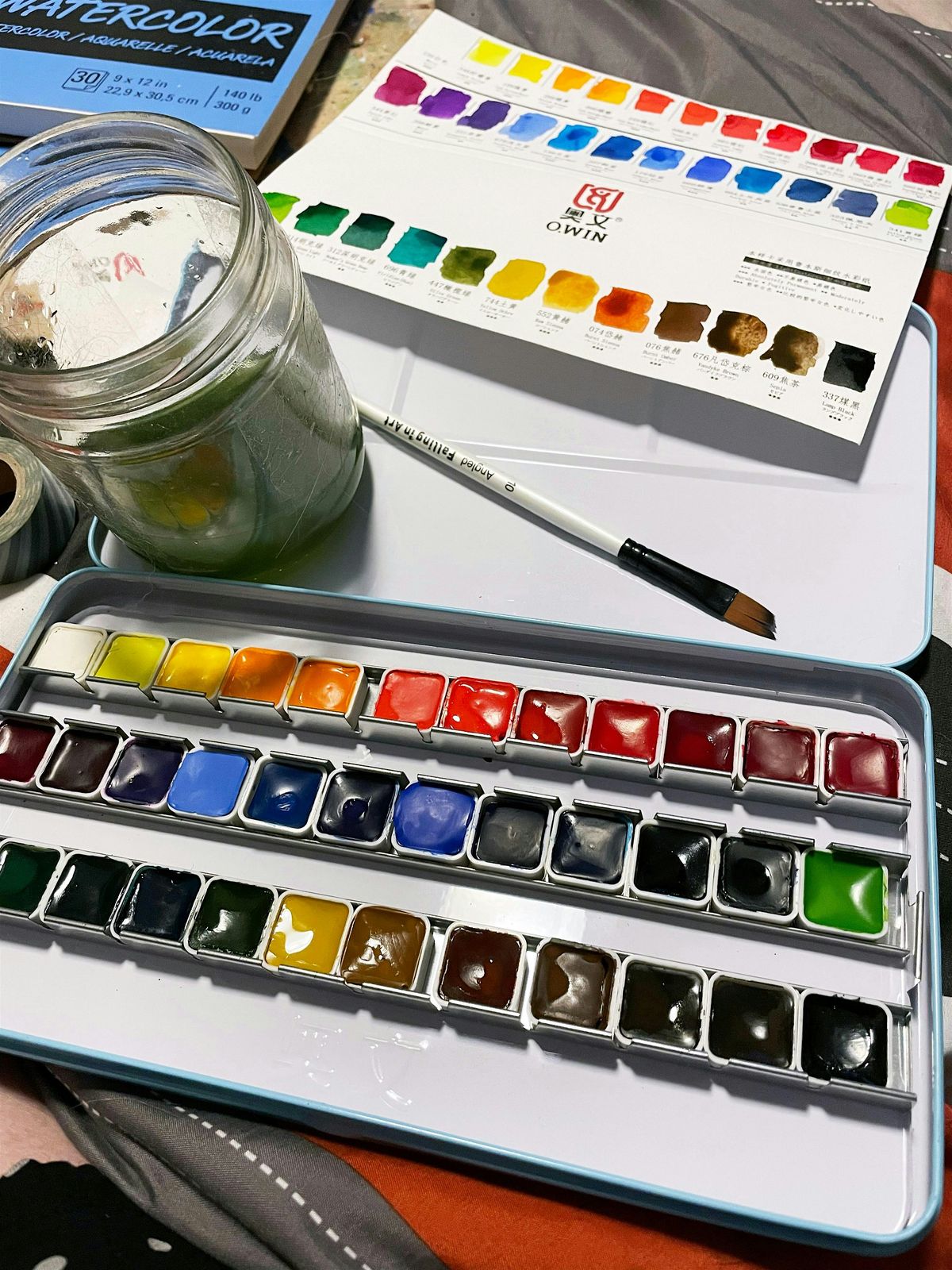 Watercolor painting with Amanda Condict