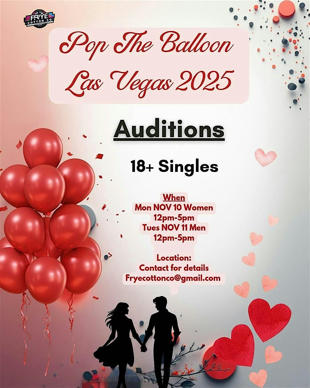 Pop The Balloon LV Auditions