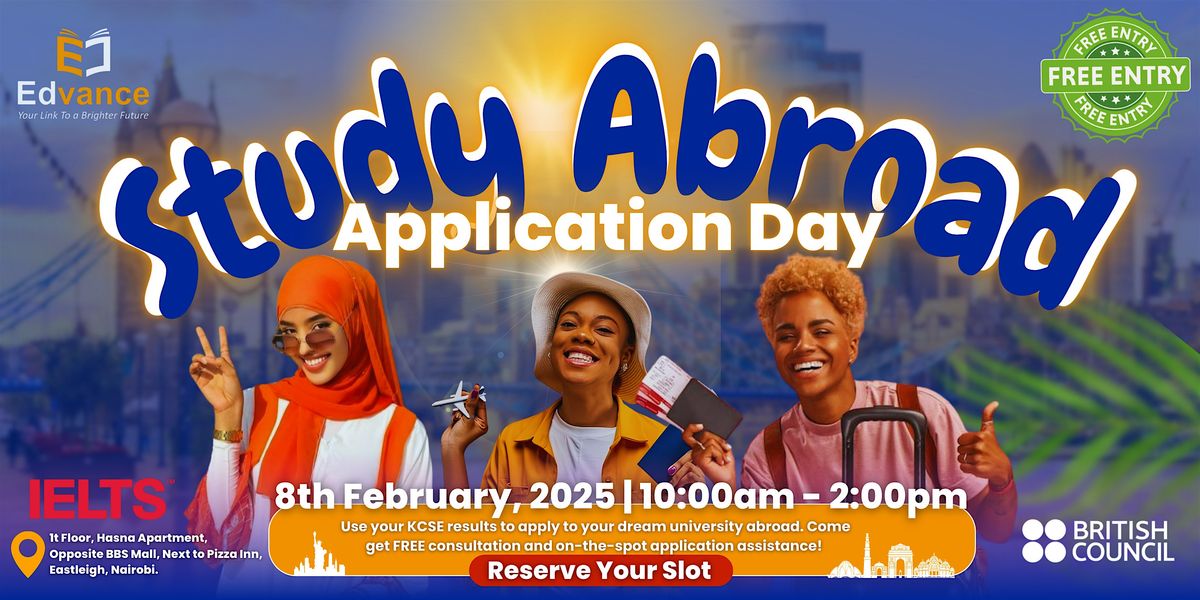 STUDY ABROAD APPLICATION DAY