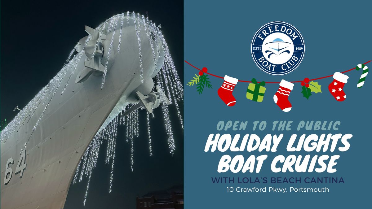 Holiday Lights Boat Cruise - December 3rd