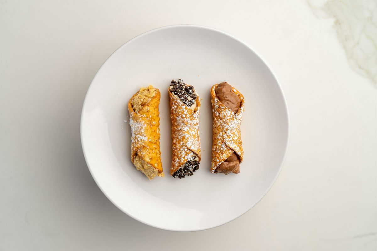 Pumpkin Ricotta Cannoli