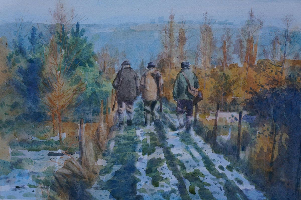 Winter landscape Watercolour Workshop with Colin Allbrook