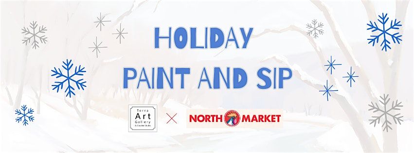 Snowy Dublin Bridge Paint and Sip @  the North Market!