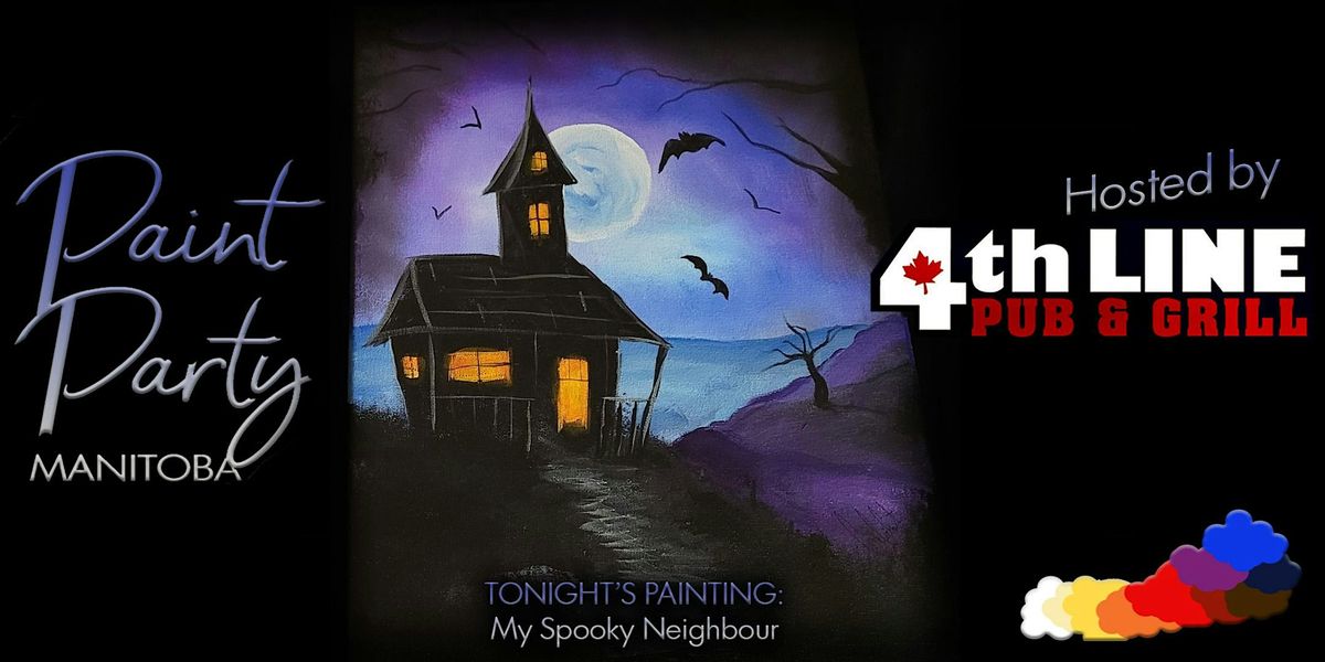 Hallowe'en  Paint Night at The 4th Line Pub & Grill