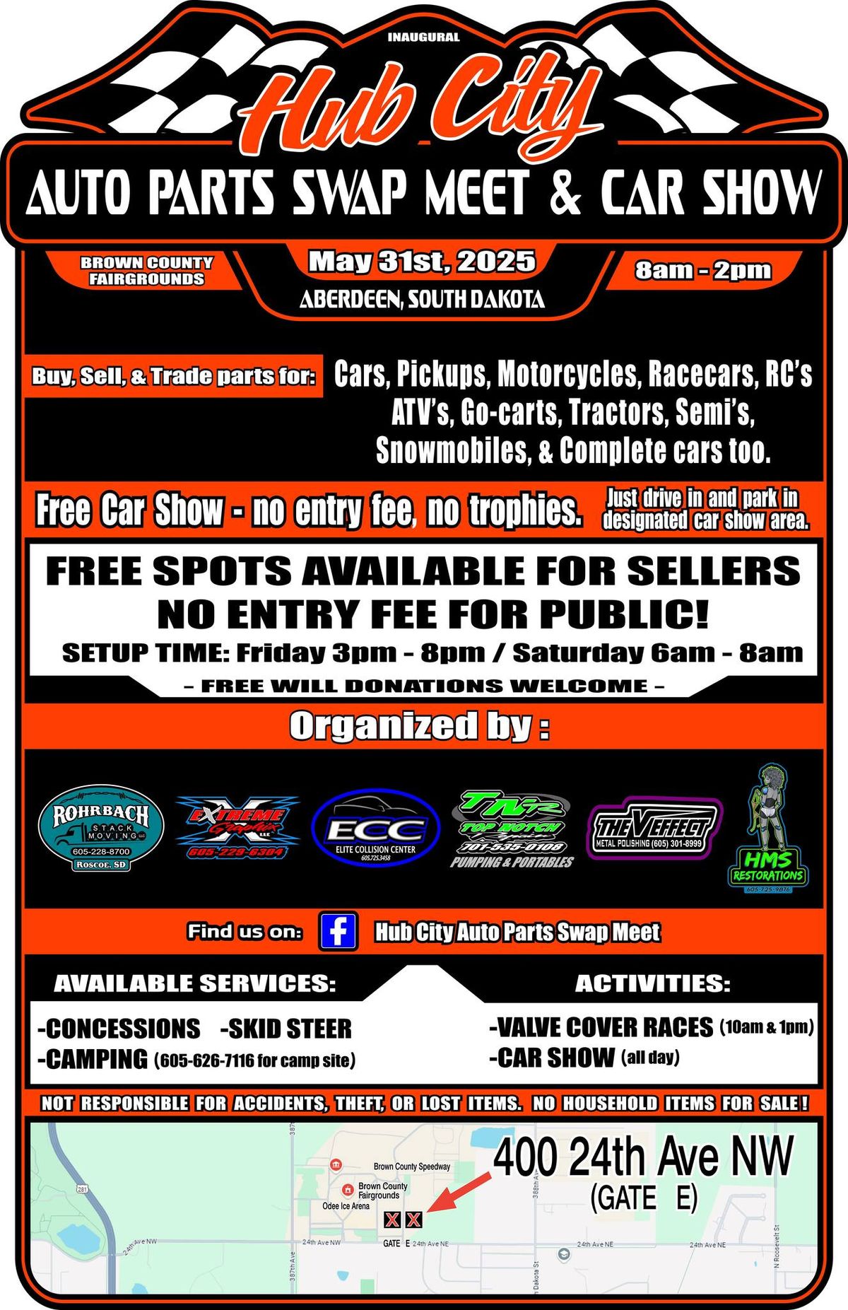 Hub City Auto Parts Swap Meet & Car Show