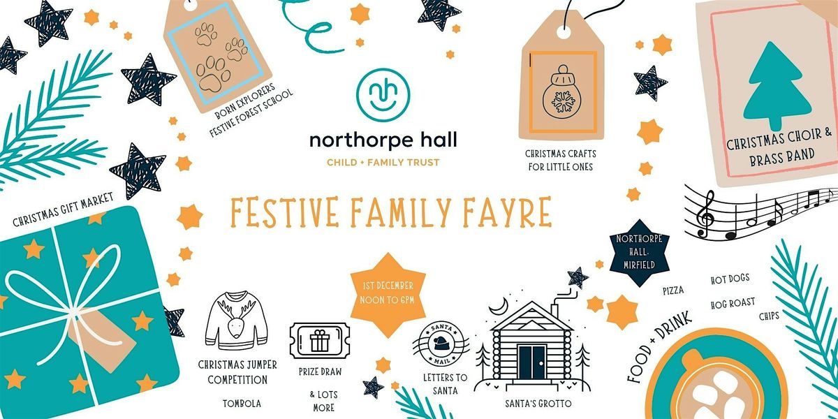 Northorpe Hall Festive Family Fayre 01 December Noon to 6PM