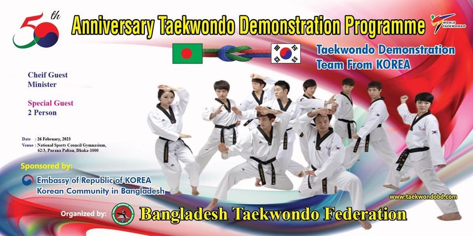 50th Anniversary Taekwondo Demonstration Programme