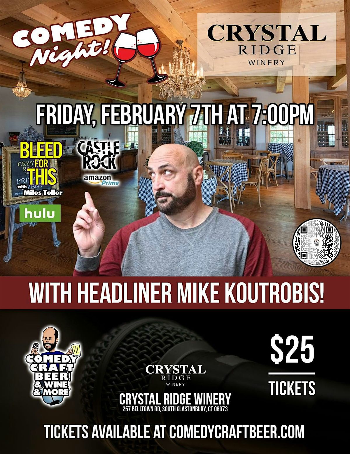 Comedy Night at Crystal Ridge Winery