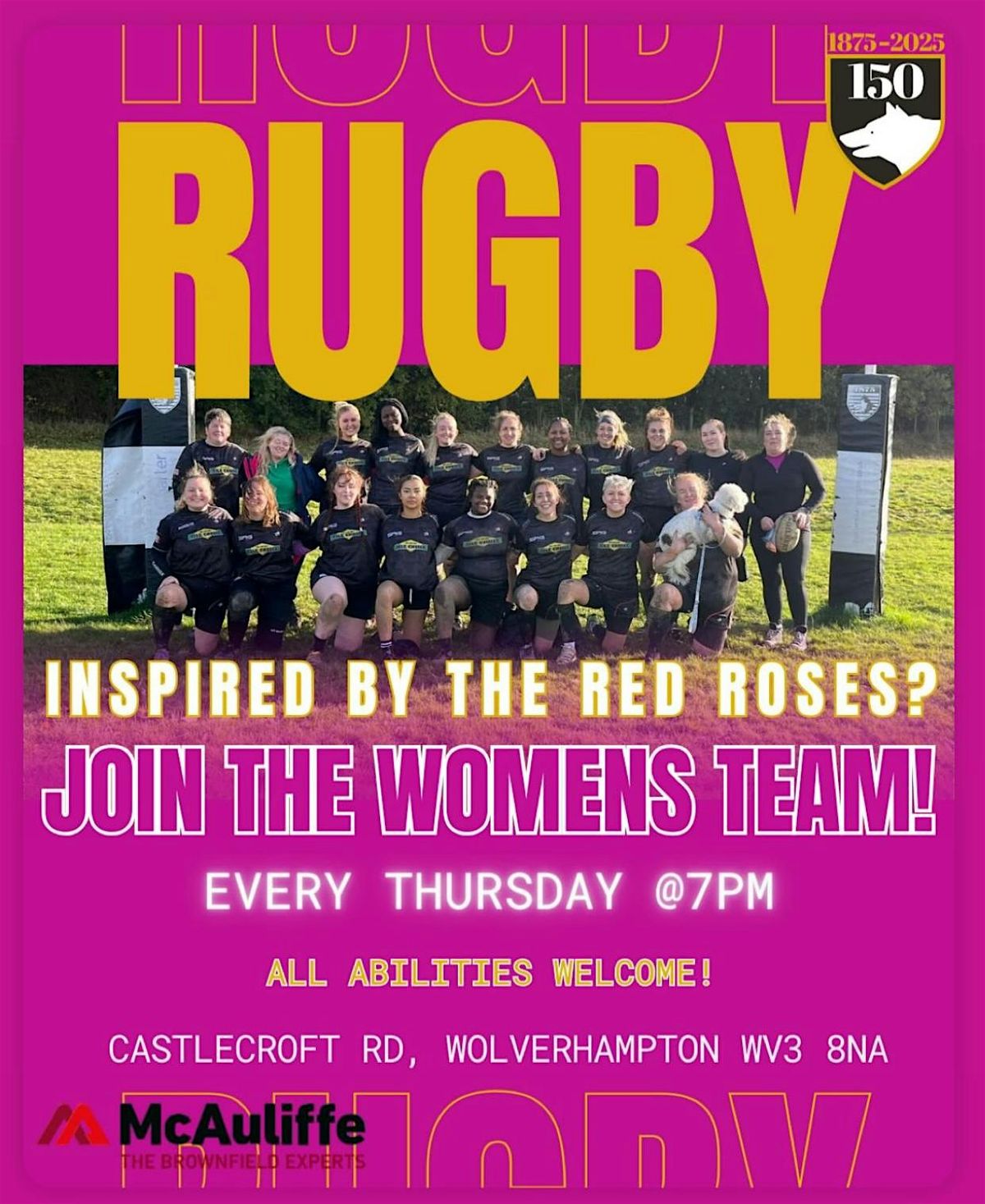 Wolverhampton Women Rugby Training