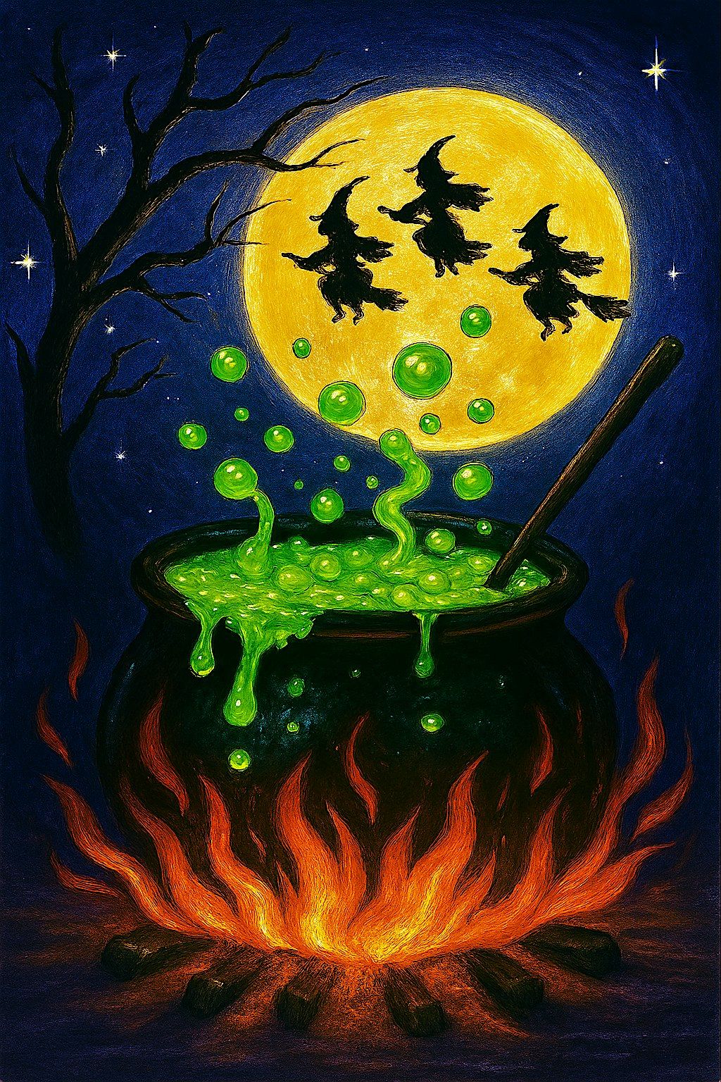Witches Brew  Sip & Paint