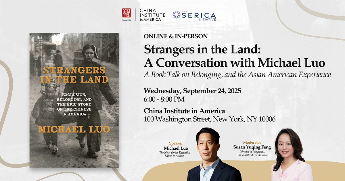 Strangers in the Land: A Conversation with Michael Luo