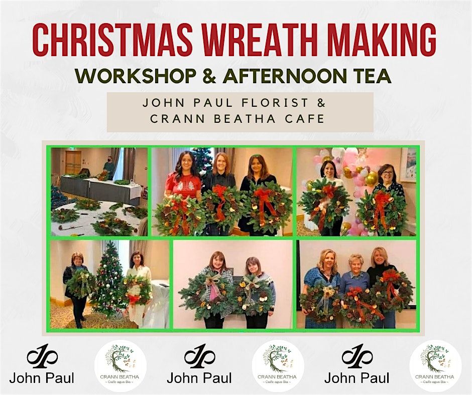 Christmas Door Wreath Masterclass with John Paul Florist