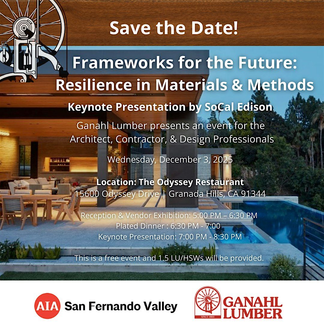 Frameworks for the Future: Resilience in Materials & Methods
