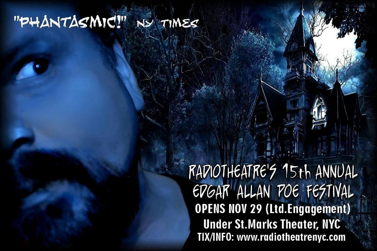 Radiotheatre's 15th Annual Edgar Allan Poe Festival