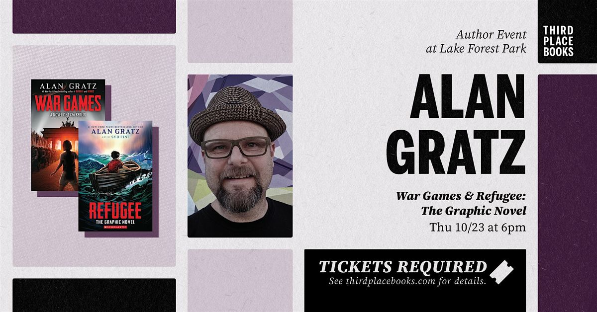 Alan Gratz presents 'War Games' and 'Refugee: The Graphic Novel'