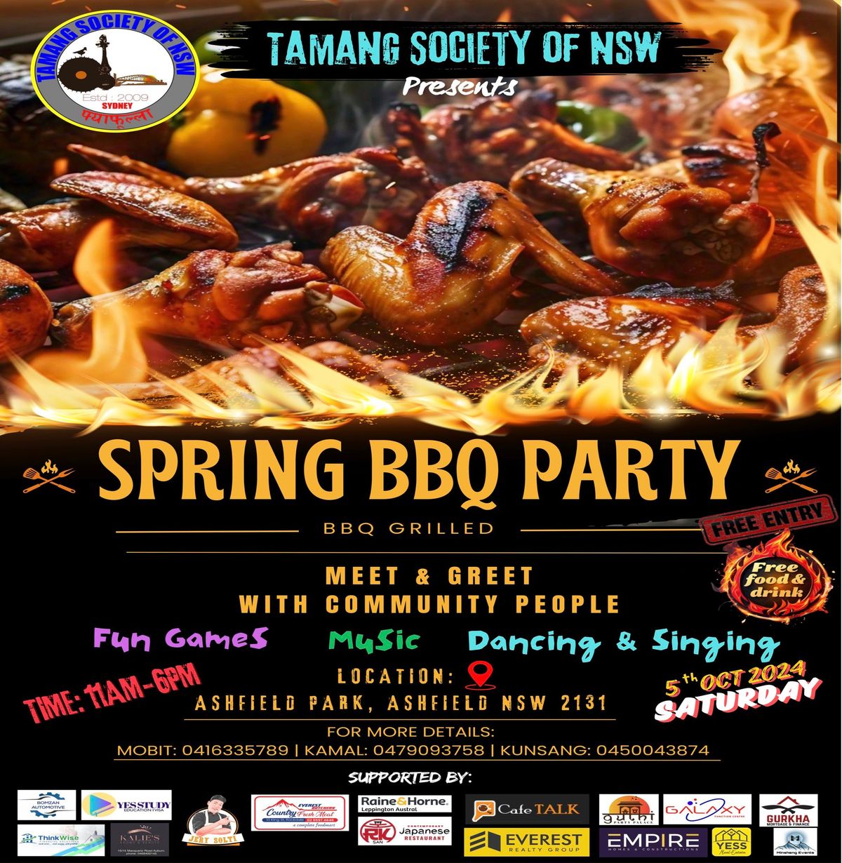 Spring BBQ Party - Tamang Society of Sydney