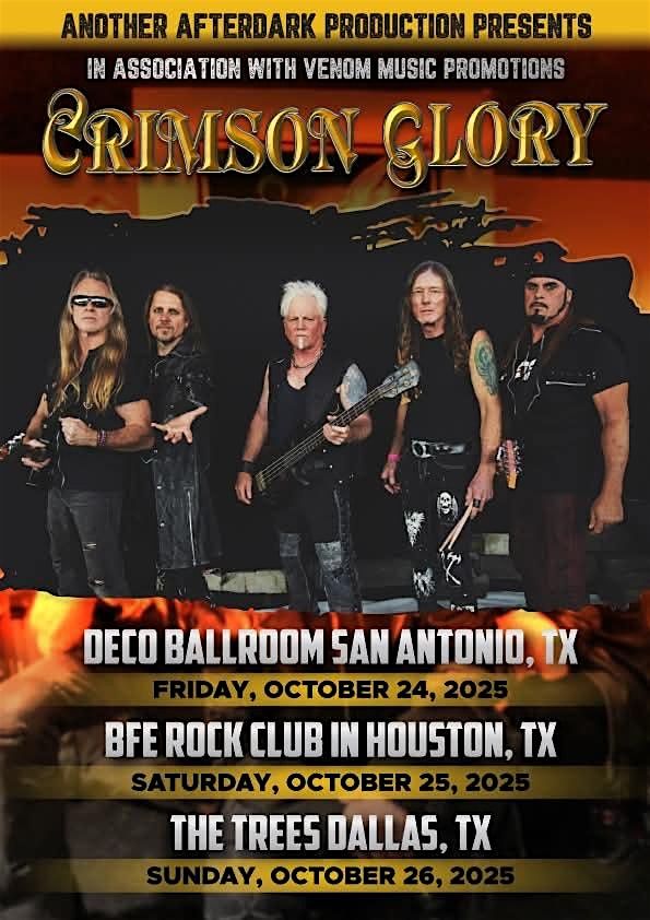 CRIMSON GLORY With Special Guest Helstar, Santa Oscuridad and Wicked Angel