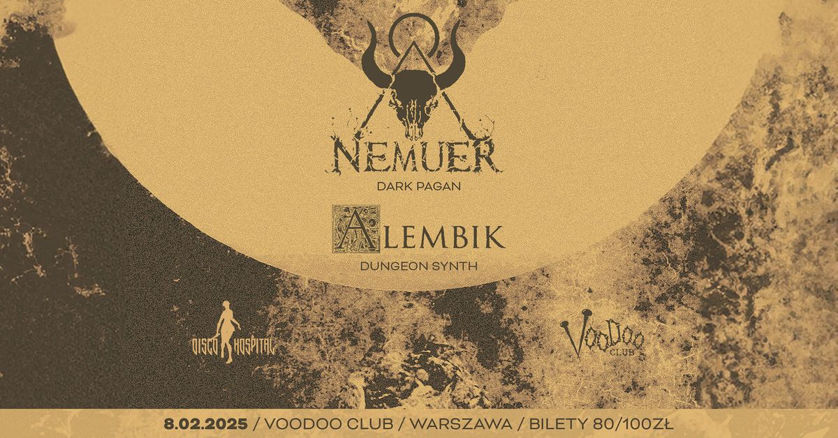 NEMUER + ALEMBIK | WARSZAWA | VOODOO | 08.02.2025 