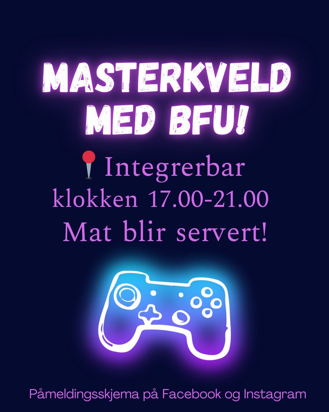 Masterkveld med BFU