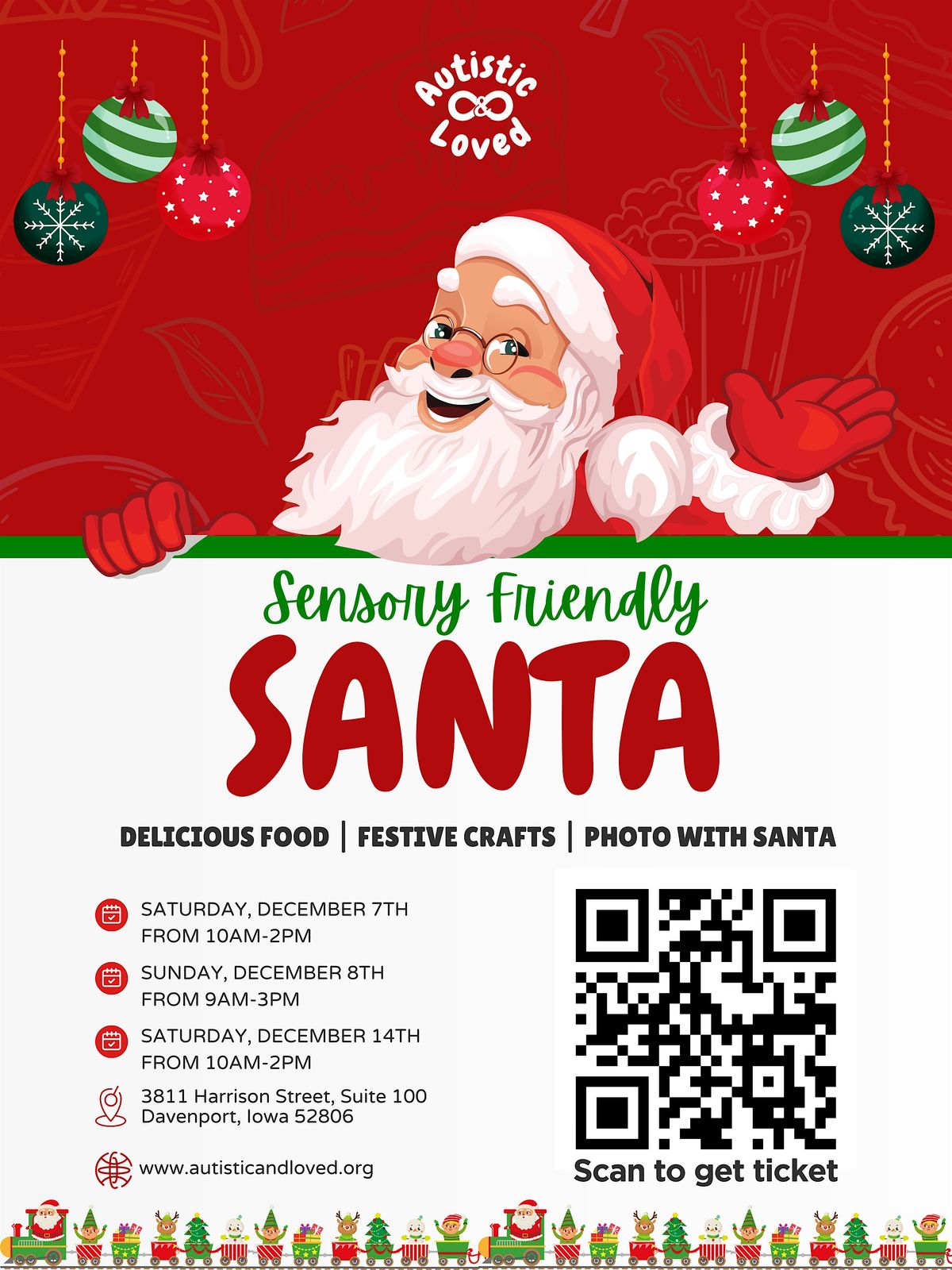 Autistic and Loved Sensory Friendly Santa Event