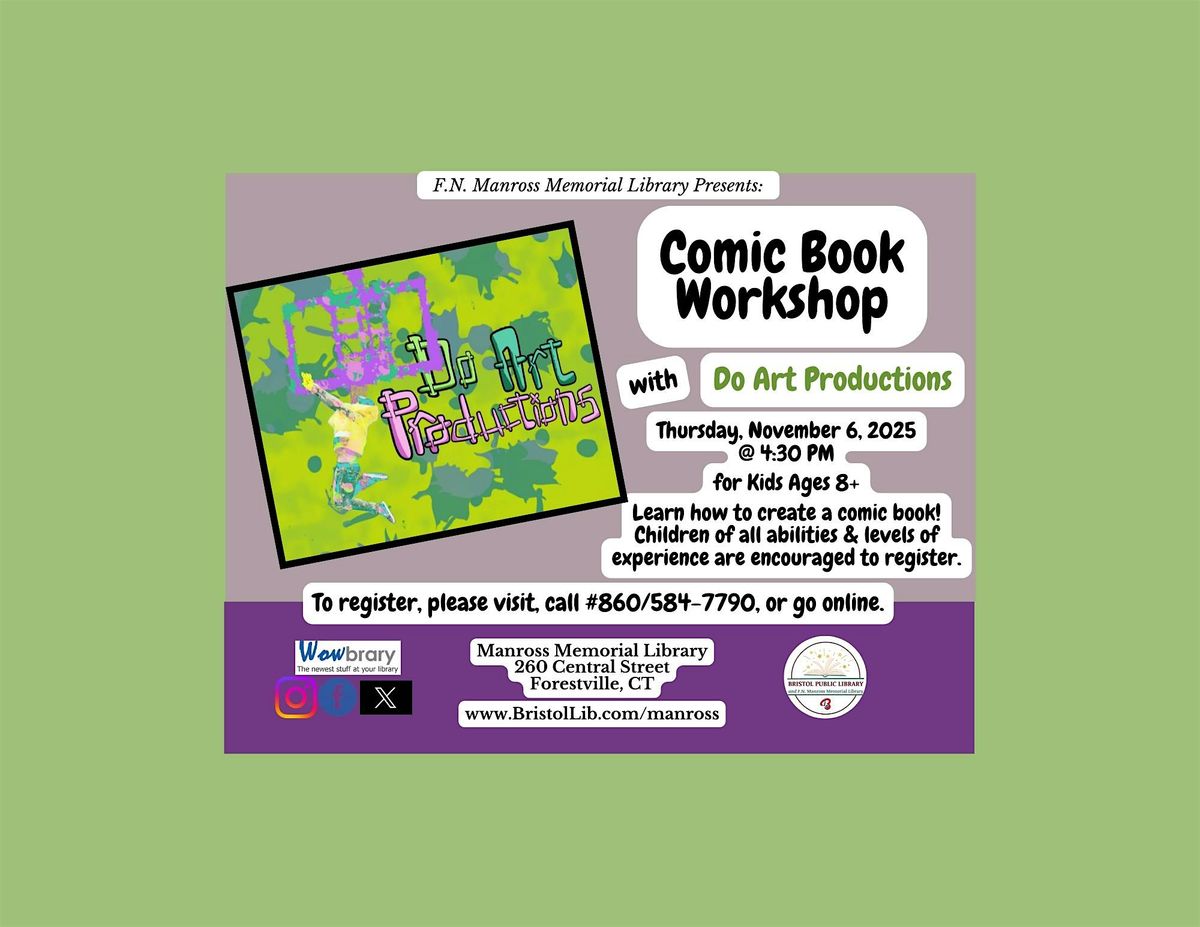 Comic Book Workshop with Do Art Productions
