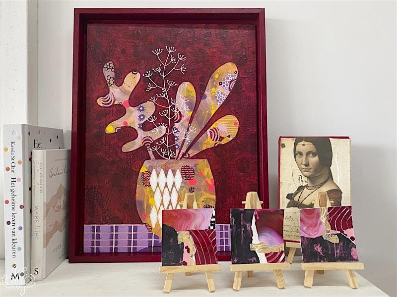 Workshop gestileerde bloemen schilderen