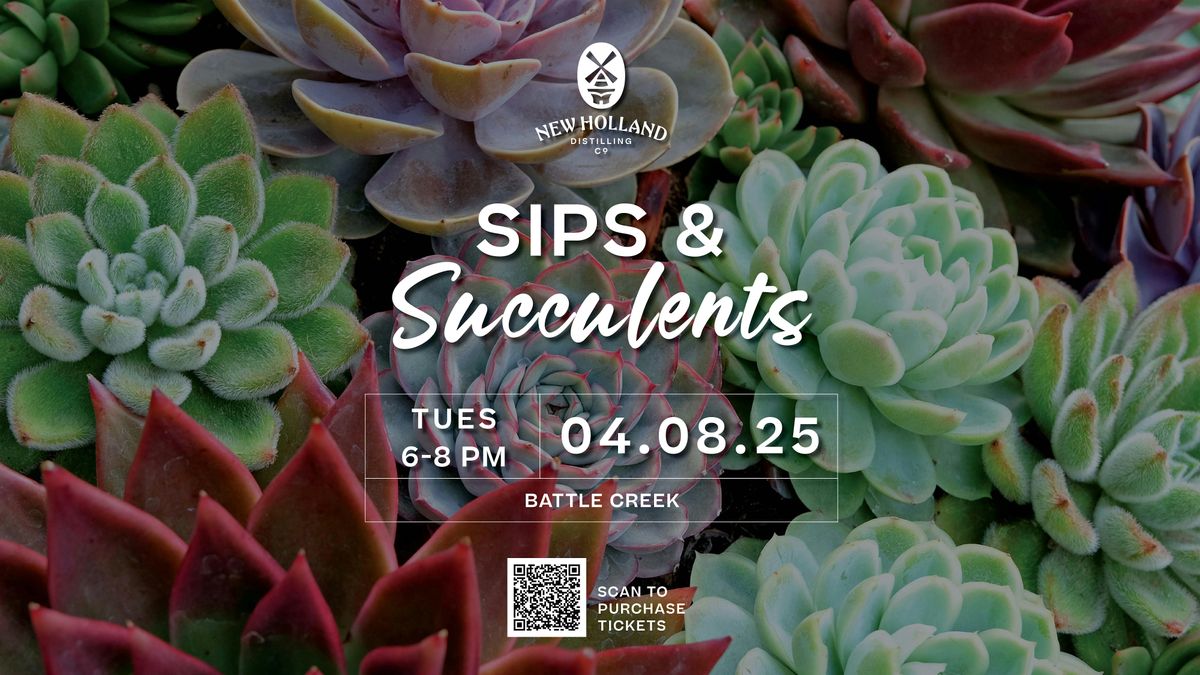 Sips & Succulents Cocktail Class