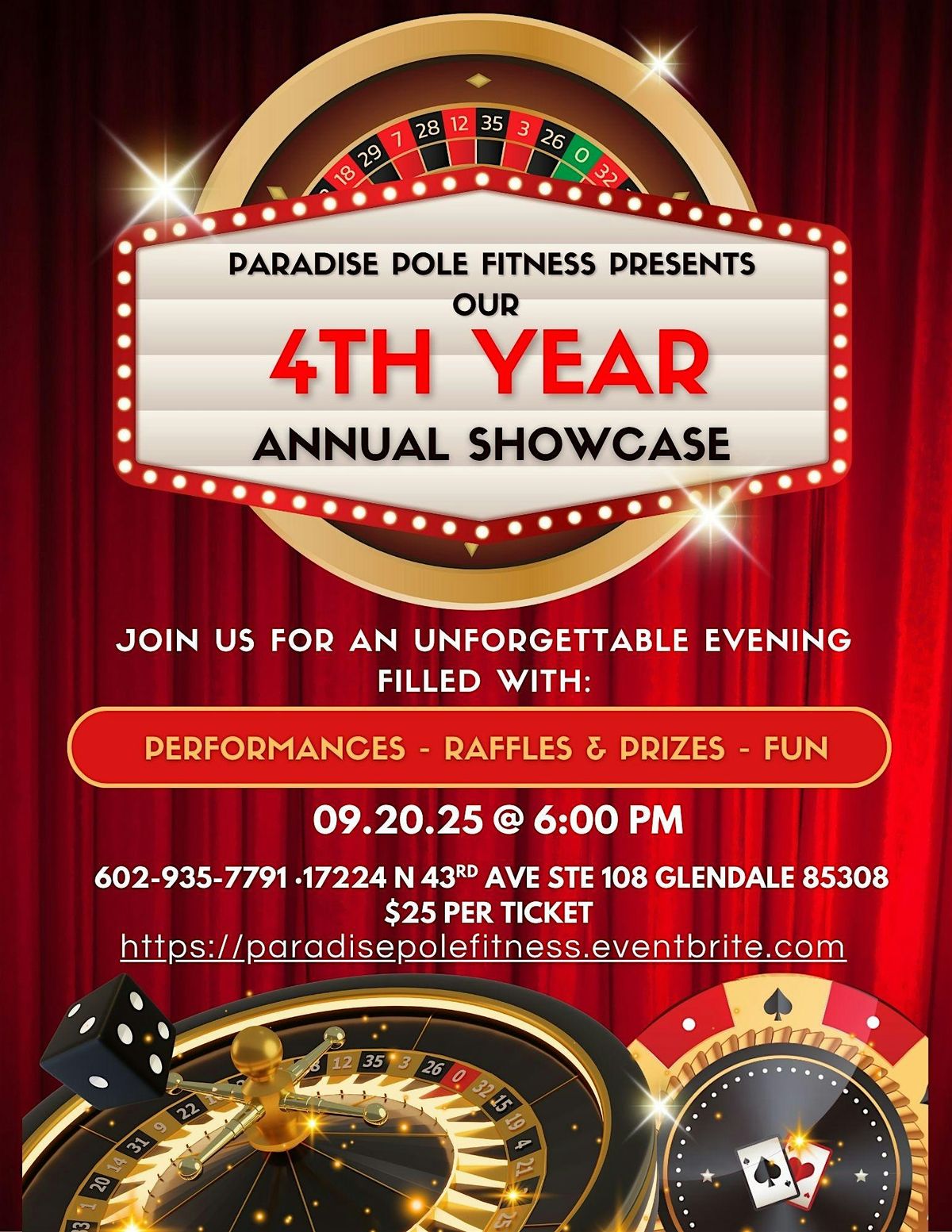 Paradise Pole Fitness 4th year Annual Showcase