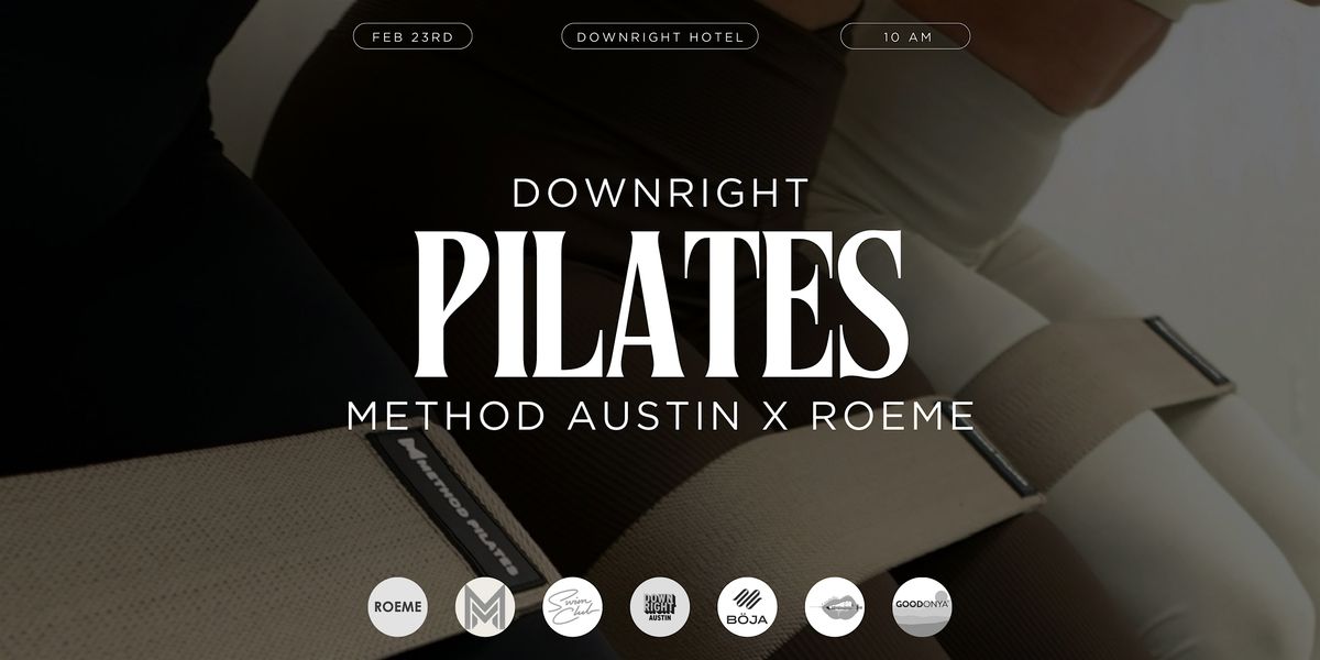 Downright Pilates: Method Pilates x Roeme