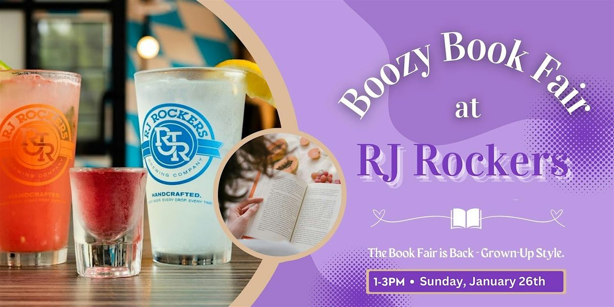 Boozy Book Fair at RJ Rockers