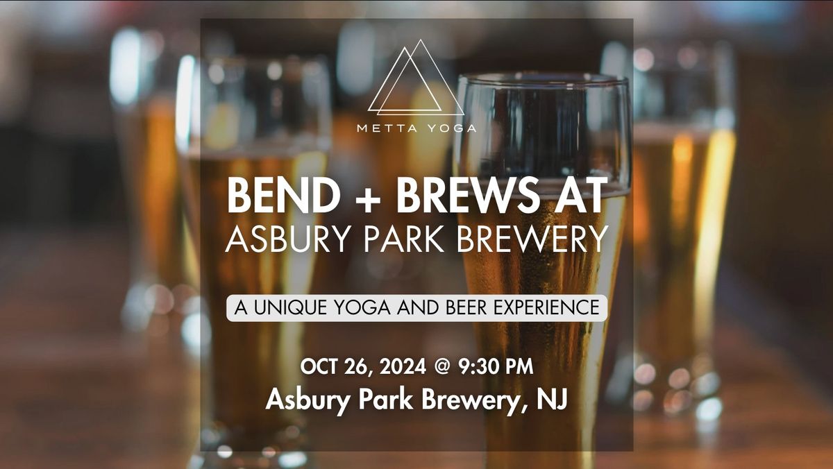 Bend + Brews at Asbury Park Brewery