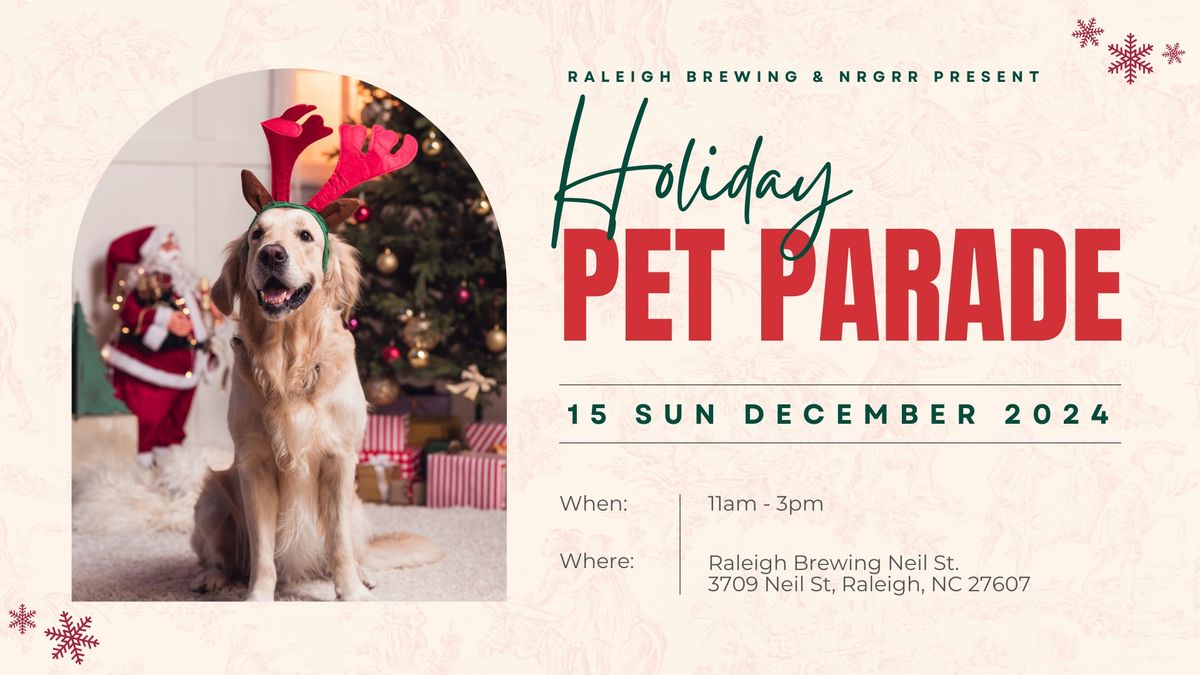 Holiday Pet Parade & Photos with Santa