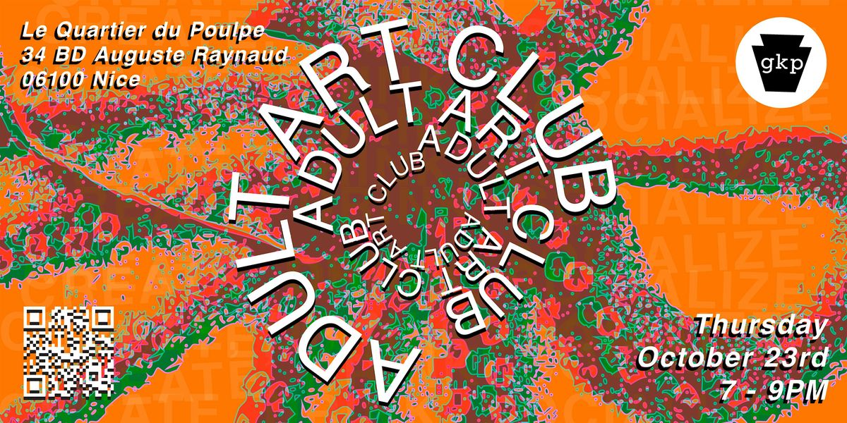 Creative Apero & Social Art Night at Le Quartier du Poulpe (Nice, FR)