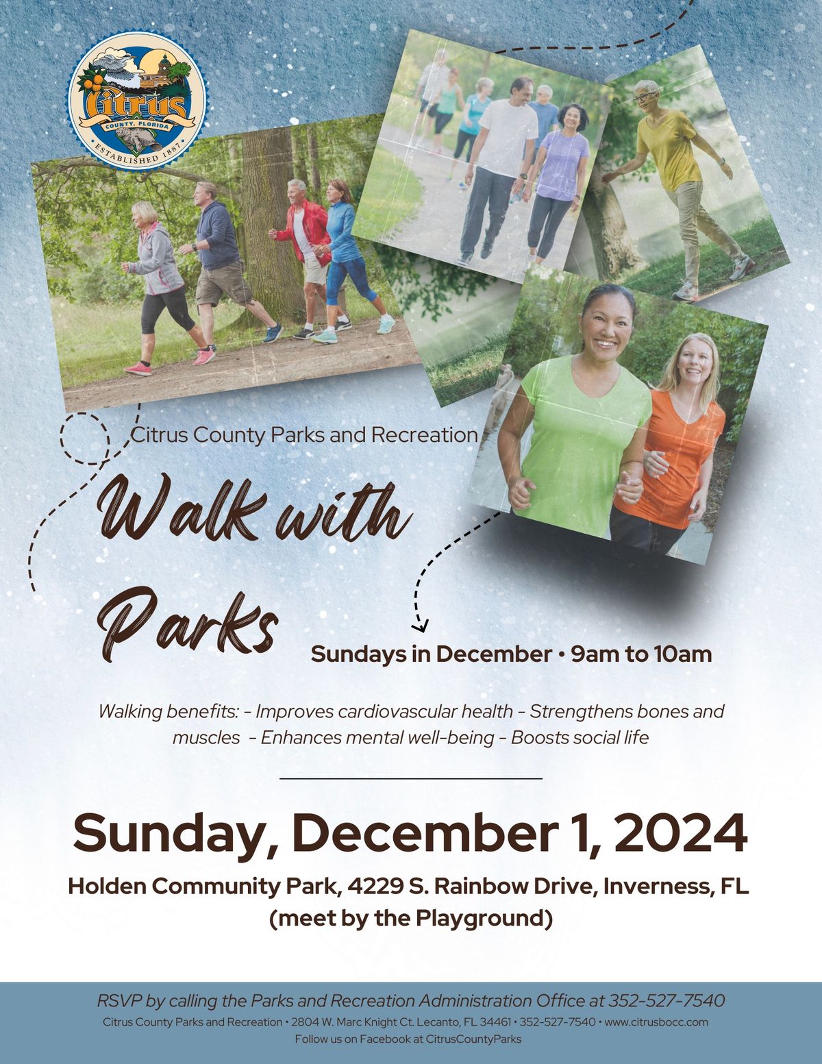 WALK WITH PARKS ~ Holden Community Park 