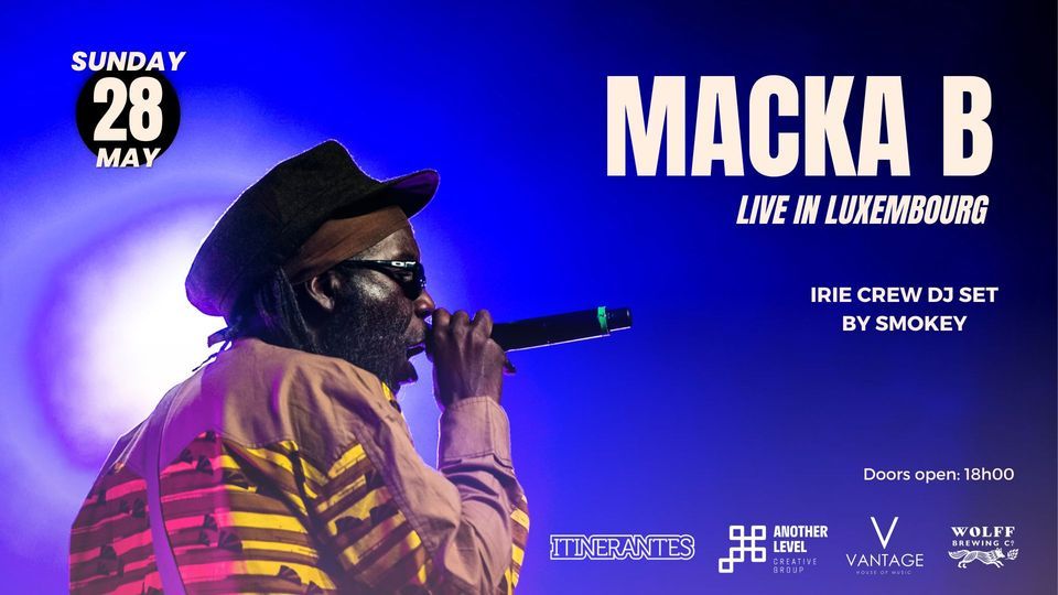 MACKA B Live concert in Luxembourg